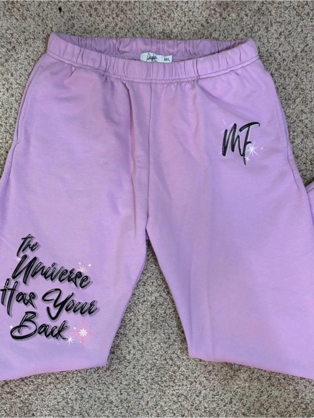 The Mayfair Group Lilac Lounge Set - M/L - Picture 4 of 6